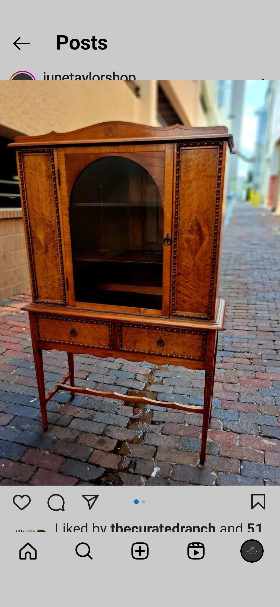Bird'seye Maple Hutch